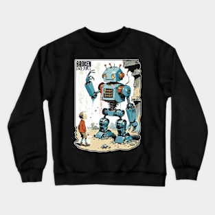 Broken-Bot Crewneck Sweatshirt